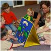 Topwon Felt Board, Folding Flannel Playboard Preschool Toddler Stories Boards, Animal Story Learning Double-Side Stand Flannel Board (Not Including Animal Felt) view 2