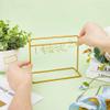 SUPERFINDINGS 1 Set Doll Garment Rack Including 1Pc 6x2.8x4.7inch Doll Clothes Storage Rack Doll Closet and 10Pcs Mini Doll Clothes Hangers Doll Wardrobe Furniture Accessories for Dollhouse Supplies view 3