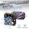 40mm Motor Cooling Fan 16000RPM ESC Fan RC Cooling Fan for 1/5 1/6 RC Truck Car 40mm Diameter Motor (Gold Black) view 4