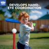 TOY Life Tball Set for Kids 3-5 5-8 Tball for Kids 5-8 Tee Bat Toddler Baseball Tee Balls Set Bat Baseball Kid T Ball Stand for Kid 3-5 T Ball Bat Outdoor Outside Door Toys view 3