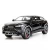 BDTCTK 1:24 Lambo Urus Car Model, Diecast Pull Back Car Toy car, Doors Open, Light and Sound, Boys Toys Kids Adults Gifts Black view 1