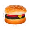 Sewroro Hamburger Model - Realistic Fake Food Prop for Kitchen Decoration Photography and Display Multi-Color Pu Material 3 14X2 75X2 75 Inch view 3
