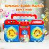 Bubble Machine, Portable Automatic Bubble Machine for Kids, 5000+ Bubbles/MinBubble Toys with Music & Light, Indoor/Outdoor Games Birthday Party, Best Gift for 3 4 5 6 7 8 Year Old boy-Blue view 2