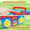 Bubble Machine, Portable Automatic Bubble Machine for Kids, 5000+ Bubbles/MinBubble Toys with Music & Light, Indoor/Outdoor Games Birthday Party, Best Gift for 3 4 5 6 7 8 Year Old boy-Blue view 3
