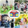 Bubble Machine, Portable Automatic Bubble Machine for Kids, 5000+ Bubbles/MinBubble Toys with Music & Light, Indoor/Outdoor Games Birthday Party, Best Gift for 3 4 5 6 7 8 Year Old boy-Blue view 4