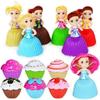 BoterLun 6PCS Mini Beautiful Cake Doll Toy,Surprise Transforming Scented Princess Dolls Gift Set for Children Kid Funny Game Gift for 3 Year Old Girls view 1