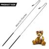 Amviner 16 Inches Puppets Arm Control 2pcs, Metal Rod Puppet Accessrioes view 3