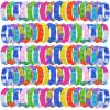 kapibarasensei 80Pcs Pop Bracelet Fidget Toy, Wearable Fidget Bracelets Push Poping Bubble Sensory Toys Stress Relief Finger Press Silicone Wristband for Kids and Adults ADHD ADD Autism Anxiety view 2
