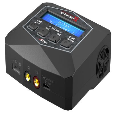 Hi-Tech Pocket II 44306-B AC Balance Charger/Discharger, 1 x Genuine Japanese Product