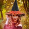Beaupretty Wizard Witch Hat 2Pcs Halloween Party Hats Oxford Cloth Cosplay Headdress for Halloween Decorations and Costume Accessories view 2