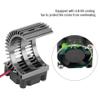 Heat Sink with Cooling Fan,RC Car Motor Heatsink Fan, RC Motor Radiator, 540/550 Motor Twin Cooling Twin Fans for 1/10 Scale Electric RC Car (Black), RC Car Motor Heatsink Fan,Heat Sink with Co view 4
