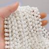 Yaomiao 150 Pcs Pearl Necklaces Bulk White Faux Beaded Necklace Women Men for 1920s Party Tea Party Bridal Shower Masquerade Flapper Decoration view 2