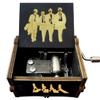 Bolunlun Beatles music box, wooden hand-cranked music box, wooden toys for star fans, gifts for boyfriends and kids, Valentine's Day, birthdays, Halloween and Christmas. (Beatles song) view 1