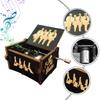 Bolunlun Beatles music box, wooden hand-cranked music box, wooden toys for star fans, gifts for boyfriends and kids, Valentine's Day, birthdays, Halloween and Christmas. (Beatles song) view 2