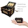 Bolunlun Beatles music box, wooden hand-cranked music box, wooden toys for star fans, gifts for boyfriends and kids, Valentine's Day, birthdays, Halloween and Christmas. (Beatles song) view 4