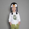 Abaodam 3pcs Plush Fun Animal Hats with Ear Flaps penguin Warm Hats - Cozy Winter Black White Novelty Party Cap for Kids Girls Boys - Soft Fleece Cute Cap for Women Cosplay Party view 2