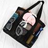 Beach Bag, Mesh Beach Bag Toy Totes, Lightweight Foldable Beach Bags with Pockets for Family Pool Travel Beach Vacation Essentials for Storage Beach Toys Towels view 3