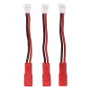 Alomejor 3Pcs JST Connector Adapter MX2.0 to JST Plug Converter 74mm JST Plug Adapter for RGT AXIAL SCX24 1 24 RC Cars view 1