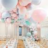 108pcs Balloons 12 Inch Light Pink Ballons Latex Anniversary Balloons for Parties Decoration Wedding Supplies Graduation Decor Baby Shower Festival Decorations thanksgiving Latex Balloons Decor view 4