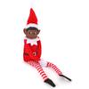 Christmas Elf Behaving Badly Plush Toy | Novelty Long Bendy Naughty Boy Christmas Elves Doll | 12 Inches (Black Elf) view 1