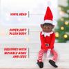 Christmas Elf Behaving Badly Plush Toy | Novelty Long Bendy Naughty Boy Christmas Elves Doll | 12 Inches (Black Elf) view 3