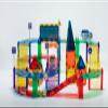 Playmags 200 Piece Set Magnetic Tiles Racetrack, Includes 2 Motorized Racing Cars, for Kids Ages 3+ view 2
