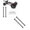 2pcs/Set Metal RC Car Universal Driving Shaft Dog Bone Replacement Fit for HS 18301 18302 18311 18312 1/18 RC Car Accessory (Color : 97mm) view 4