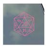 20-Sided Dice Vinyl Sticker Decal Roleplaying Game Role Play RPG Pen and Paper view 1