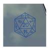 20-Sided Dice Vinyl Sticker Decal Roleplaying Game Role Play RPG Pen and Paper view 1