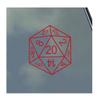 20-Sided Dice Vinyl Sticker Decal Roleplaying Game Role Play RPG Pen and Paper view 1