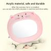 Baby Car Mirror, Cartoon Baby Safety Seat Viewing Mirror Acrylic Car Baby Backseat Rearview Mirror Car Decoration(Cat) view 3