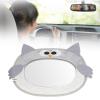 Baby Car Mirror, Cartoon Baby Safety Seat Viewing Mirror Acrylic Car Baby Backseat Rearview Mirror Car Decoration(Owl) view 2