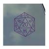 20-Sided Dice Vinyl Sticker Decal Roleplaying Game Role Play RPG Pen and Paper view 1