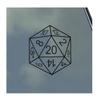 20-Sided Dice Vinyl Sticker Decal Roleplaying Game Role Play RPG Pen and Paper view 1