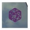 20-Sided Dice Vinyl Sticker Decal Roleplaying Game Role Play RPG Pen and Paper view 1