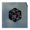 20-Sided Dice Vinyl Sticker Decal Roleplaying Game Role Play RPG Pen and Paper view 1