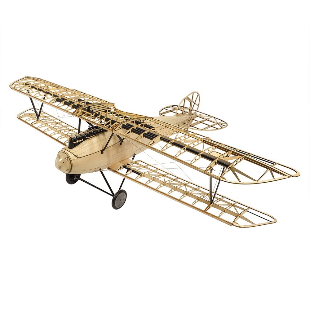 Dancing Wings Hobby Radio Controlled RC Balsawood Airplane Kit Albatross DIII Need to Build for Adults (S3101)