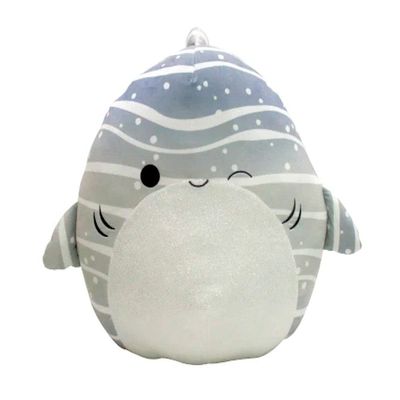 Squishmallows Squishmallow Official Kellytoy Plush Sea Life Squad Squishy Soft Plush Toy Animals (Sachie The Whale Shark), 8 Inch