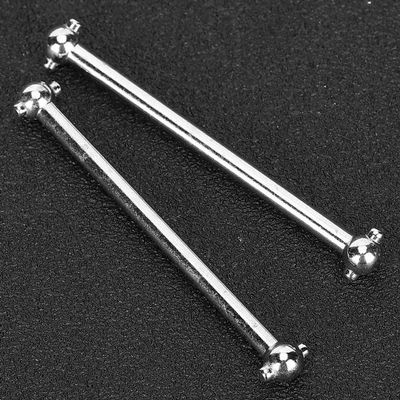 2pcs/Set Metal RC Car Universal Driving Shaft Dog Bone Replacement Fit for HS 18301 18302 18311 18312 1/18 RC Car Accessory (Color : Black 77mm)