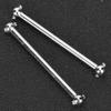 2pcs/Set Metal RC Car Universal Driving Shaft Dog Bone Replacement Fit for HS 18301 18302 18311 18312 1/18 RC Car Accessory (Color : Black 77mm) view 1