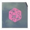 20-Sided Dice Vinyl Sticker Decal Roleplaying Game Role Play RPG Pen and Paper view 1