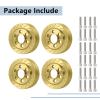 MORLORDY 4PCS RC Brass 1.9 Beadlock Wheels Weights for 1/10 Scale SCX10 D90 Wraith 90048 90018 RR10 RC Wheel Weights Accessories view 4