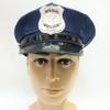 BinaryABC Police Hat Badge Officer Cop Hat - Halloween Cosplay Party Accessory view 2