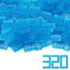 Feleph 320 Pieces Transparent Medium Blue 2x4 Bricks Parts Building kit Creative Play Set Blocks Classic Toy Accessories Compatible with 3001 Major Brands (Trans Medium Blue) view 2