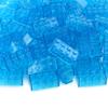 Feleph 320 Pieces Transparent Medium Blue 2x4 Bricks Parts Building kit Creative Play Set Blocks Classic Toy Accessories Compatible with 3001 Major Brands (Trans Medium Blue) view 4