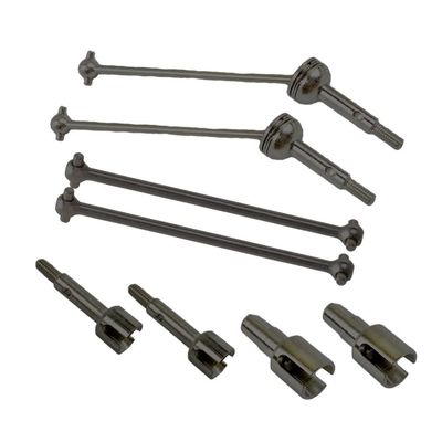 GatherTOOL 1Set Metal Front & Rear CVD Drive Shaft Differential Cup for WLtoys 144001 124018 124019 RC Car Upgrade Parts Accessories (Color : Silver)