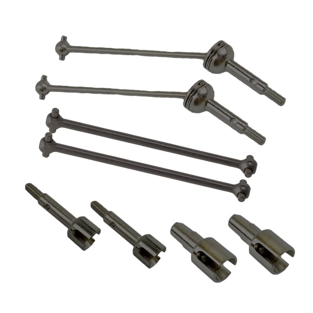 GatherTOOL 1Set Metal Front & Rear CVD Drive Shaft Differential Cup for WLtoys 144001 124018 124019 RC Car Upgrade Parts Accessories (Color : Silver)