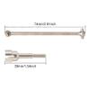 GatherTOOL 1Set Metal Front & Rear CVD Drive Shaft Differential Cup for WLtoys 144001 124018 124019 RC Car Upgrade Parts Accessories (Color : Silver) view 2
