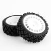 4Pcs Rubber Tire Plastic Wheel Tyre for Tamiya XV-01 XV01 TA06 TT-01 TT-02 PTG-2 RC Rally 1/10 RC Car Upgrades Parts Accessories view 3