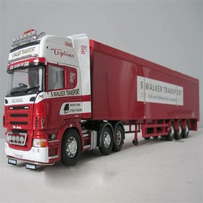 Corgi for Scania for Topline Moving Floor S. Walker Transport, Beoley, Nr. Redditch Ltd Edition 1/50 DIECAST Truck Pre-Built Model
